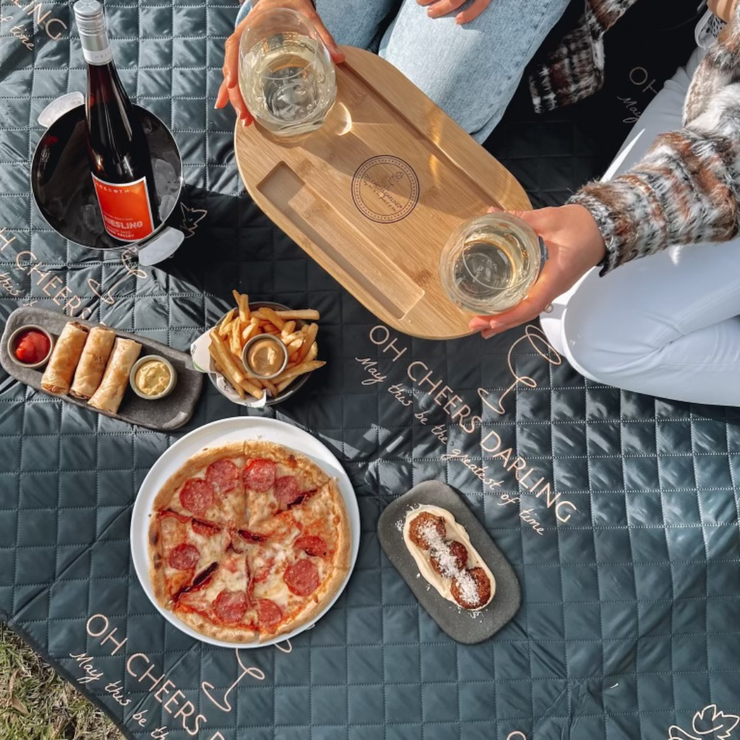 Picnic Rug with Travel Wine Table